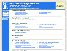 Tablet Screenshot of bellfoamboard.com